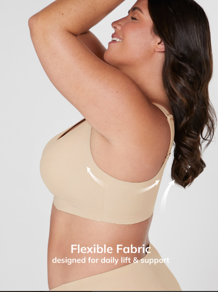 Sujetador Luvlette 2NDSKIN plus cobertura total crema talla 4XL
